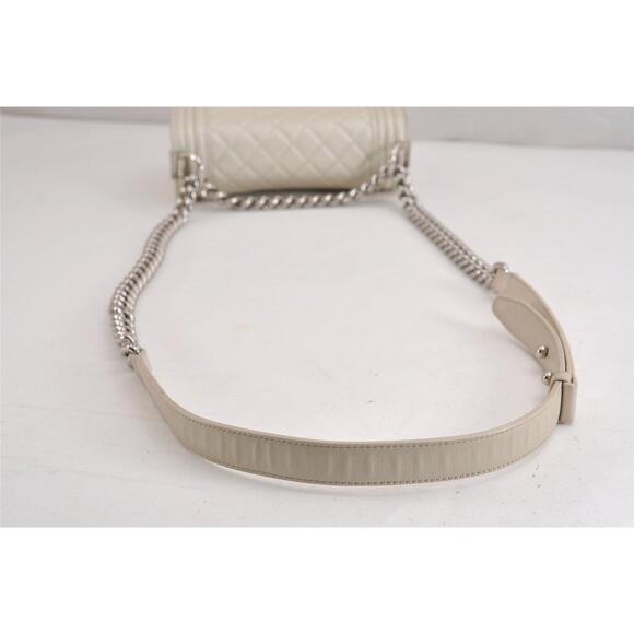 Auth Chanel Boy Calf Skin Matelasse Cc #136588C26B - Picture 7 of 15